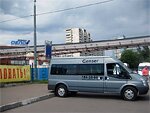 Бесплатный автобус Genser в пункт аренды автомобилей АрендаАвто-снб на ул.Добролюбова
