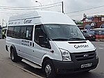 Бесплатный автобус Genser в пункт аренды автомобилей АрендаАвто-снб на Новорязанском шоссе